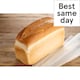 image 1 of Tesco Crusty White Split Tin Bread Unsliced 800G