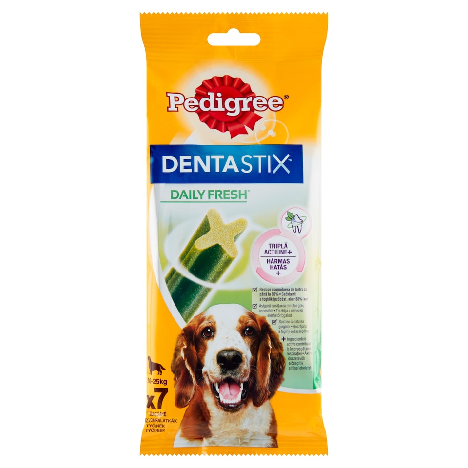 obrázok 1 z Pedigree DentaStix Doplnkové krmivo pre psy staršie ako 4 mesiace 7 ks 180 g