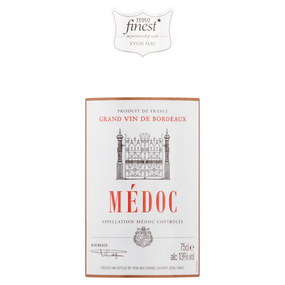 image 1 of Tesco Finest Medoc 75Cl