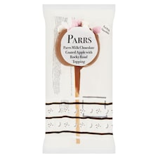 Parrs Milk Chocolate Coated Apple with Rocky Road Topping 