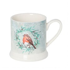 Tesco Frosted Forest Robin Mug