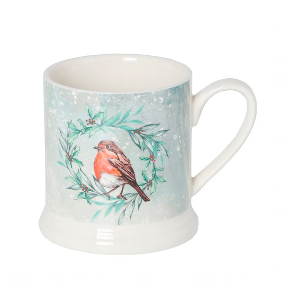 Tesco Frosted Forest Robin Mug