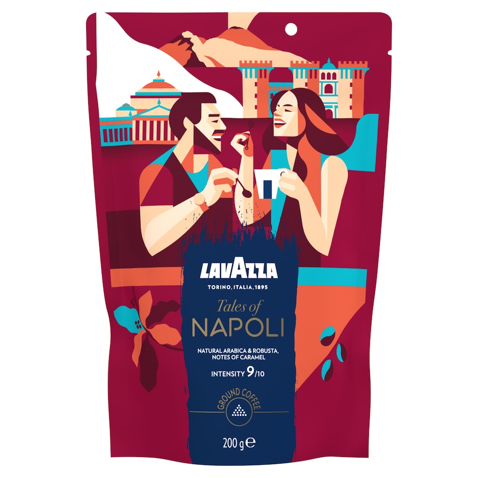 image 1 of Lavazza Tales of Napoli Ground Coffee 200g