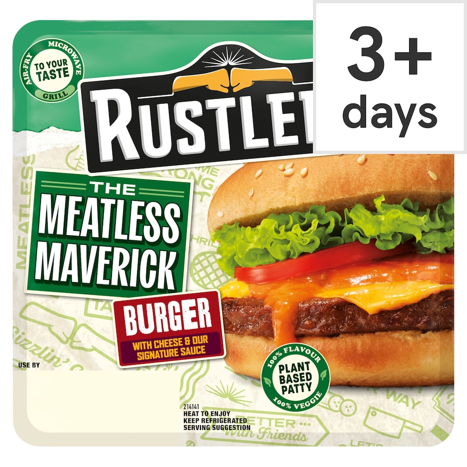 Rustlers Meatless Maverik Classic Burger 196G