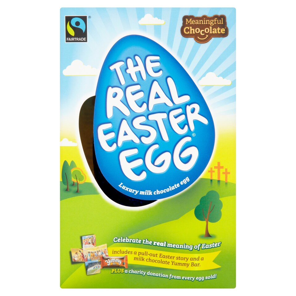 image 1 of The Meaningful Chocolate Co Real Easter Egg 150G