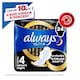 image 1 of Always Ultra Sanitary Towels Secure Night (Size 4) Wings X24