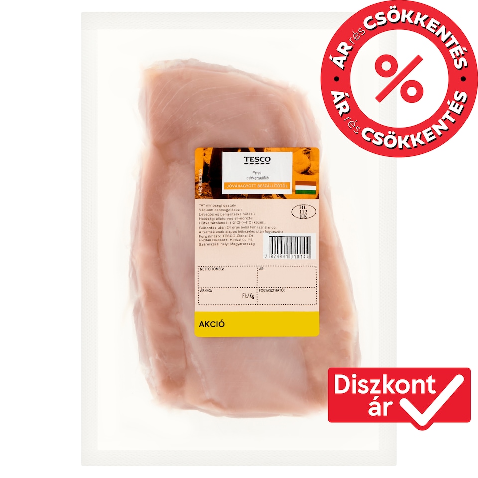 Tesco friss csirkemellfilé