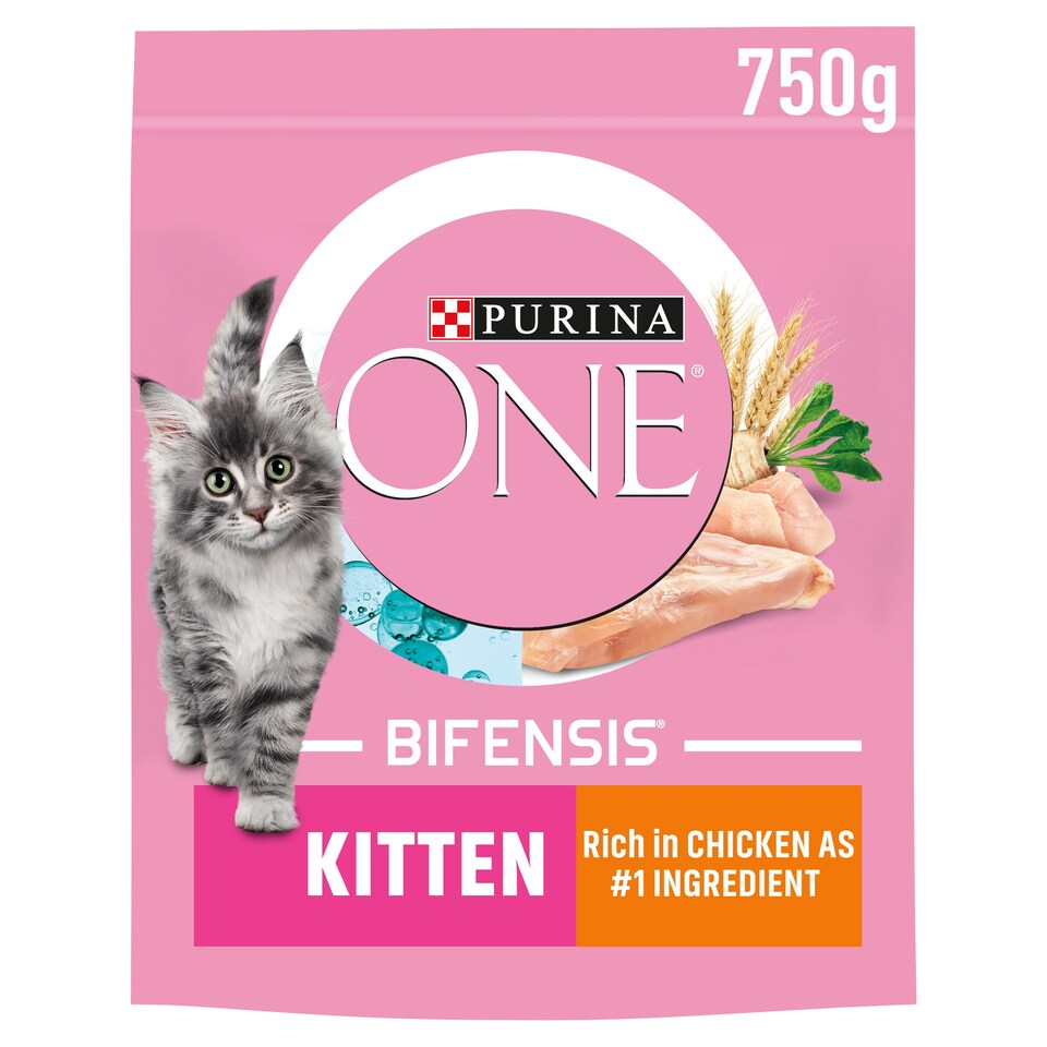 image 1 of Purina One Kitten Dry Cat Food Chicken 750G