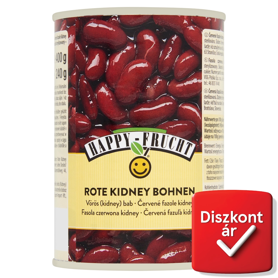 Happy Frucht vörös kidney bab 400 g