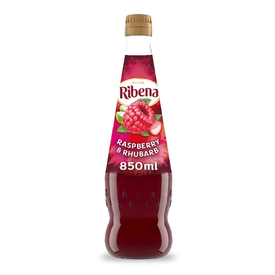 Ribena Raspberry & Rhubarb 850Ml Tesco Groceries