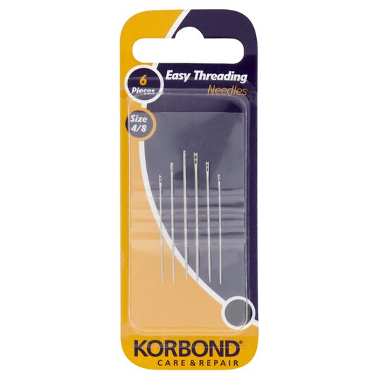 Korbond Easy Threading Needles 110260 Tesco Groceries