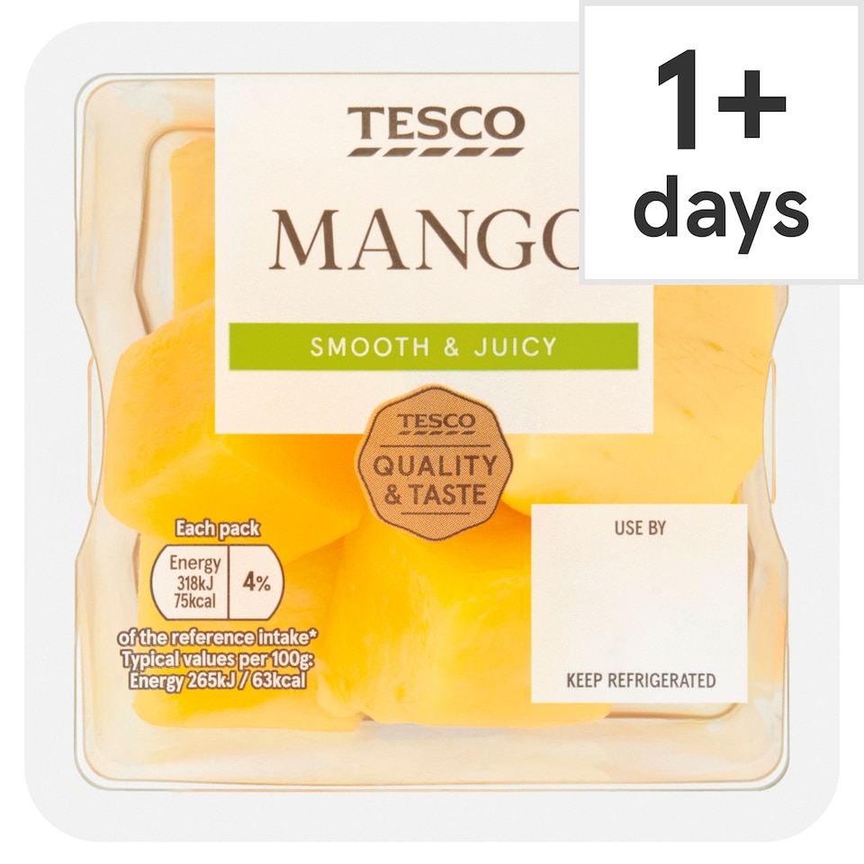 Tesco Mango Chunks 120G