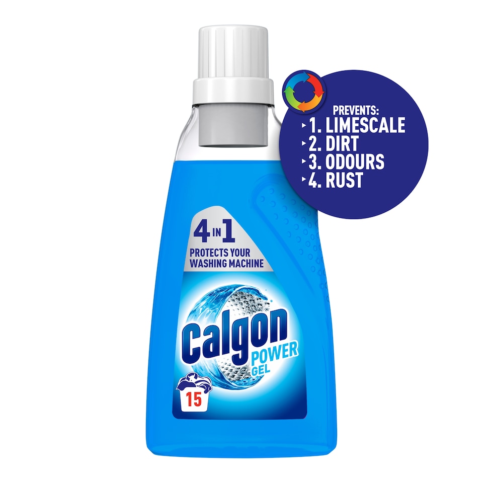 image 1 of Calgon 4 in 1 Washing Machine Cleaner Limescale Gel 750ml