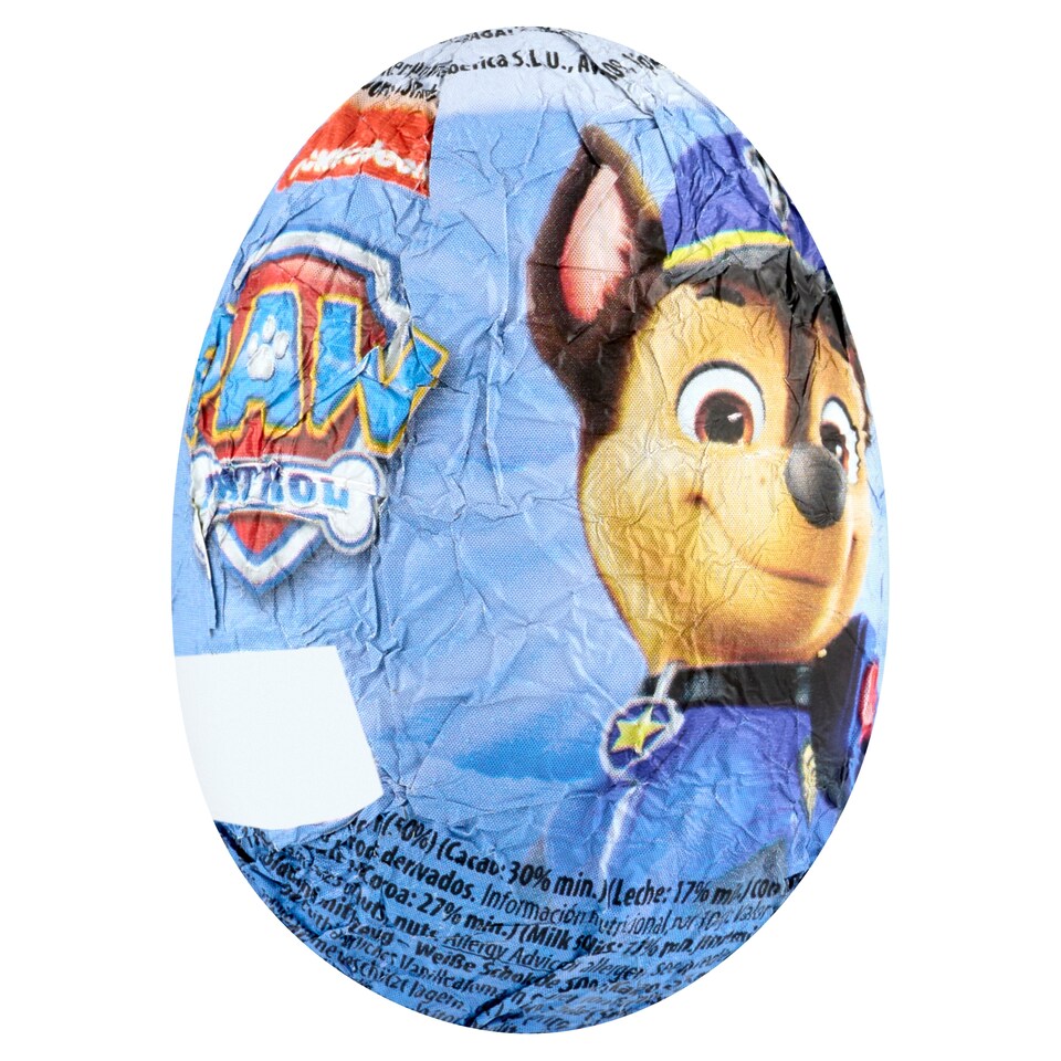 Obrázek 1 pro produkt Nickelodeon Paw Patrol vejce z bílé čokolády s překvapením 20g