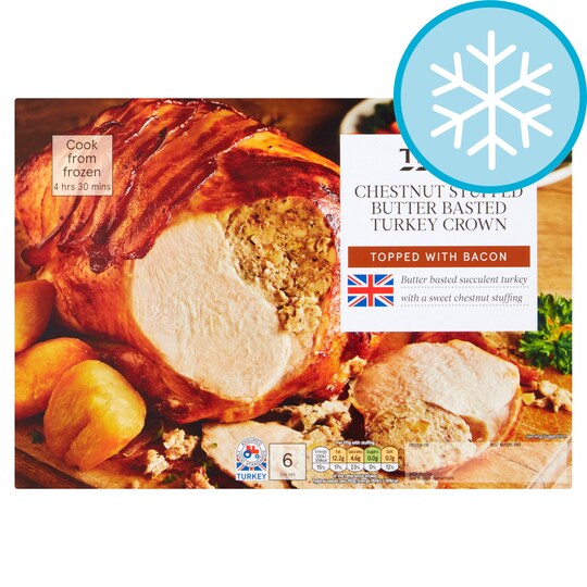 Tesco Frozen Stuffed Chestnut Turkey Crown 2.20Kg Tesco Groceries