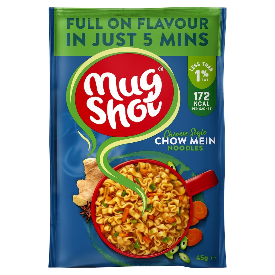 Mug Shot Chow Mein Noodles 45G
