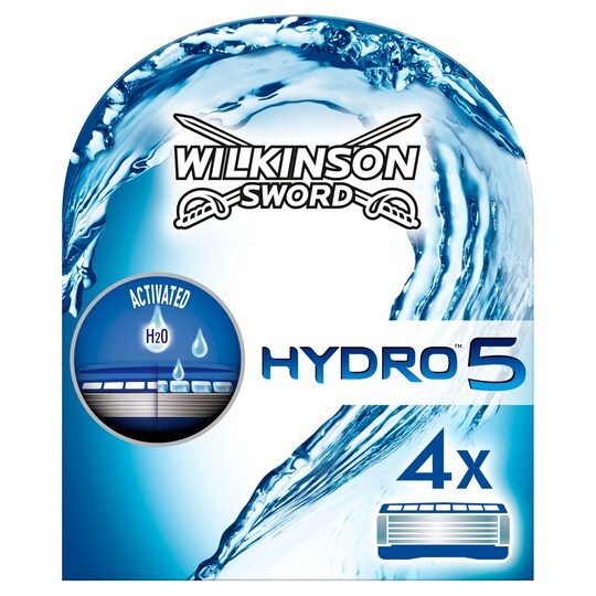 Wilkinson Sword Hydro 5 Razor Blades 4 Pack Tesco Groceries