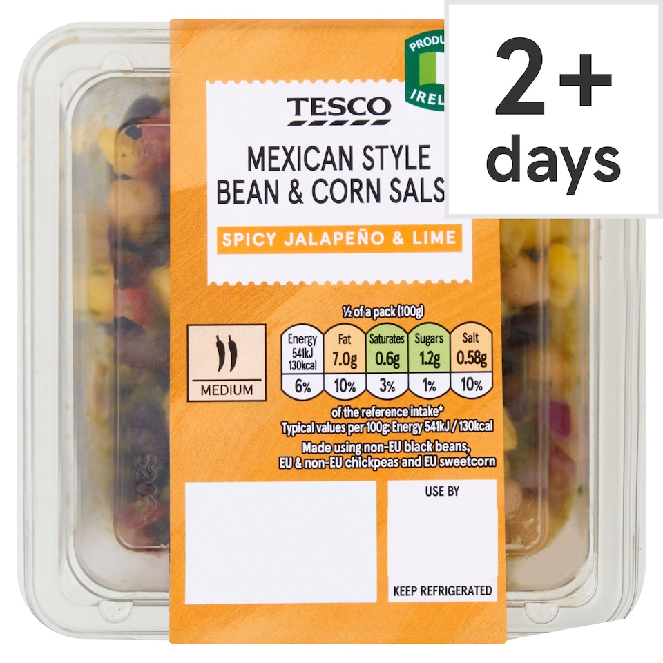 Tesco Mexican Style Bean & Corn Salsa 200g