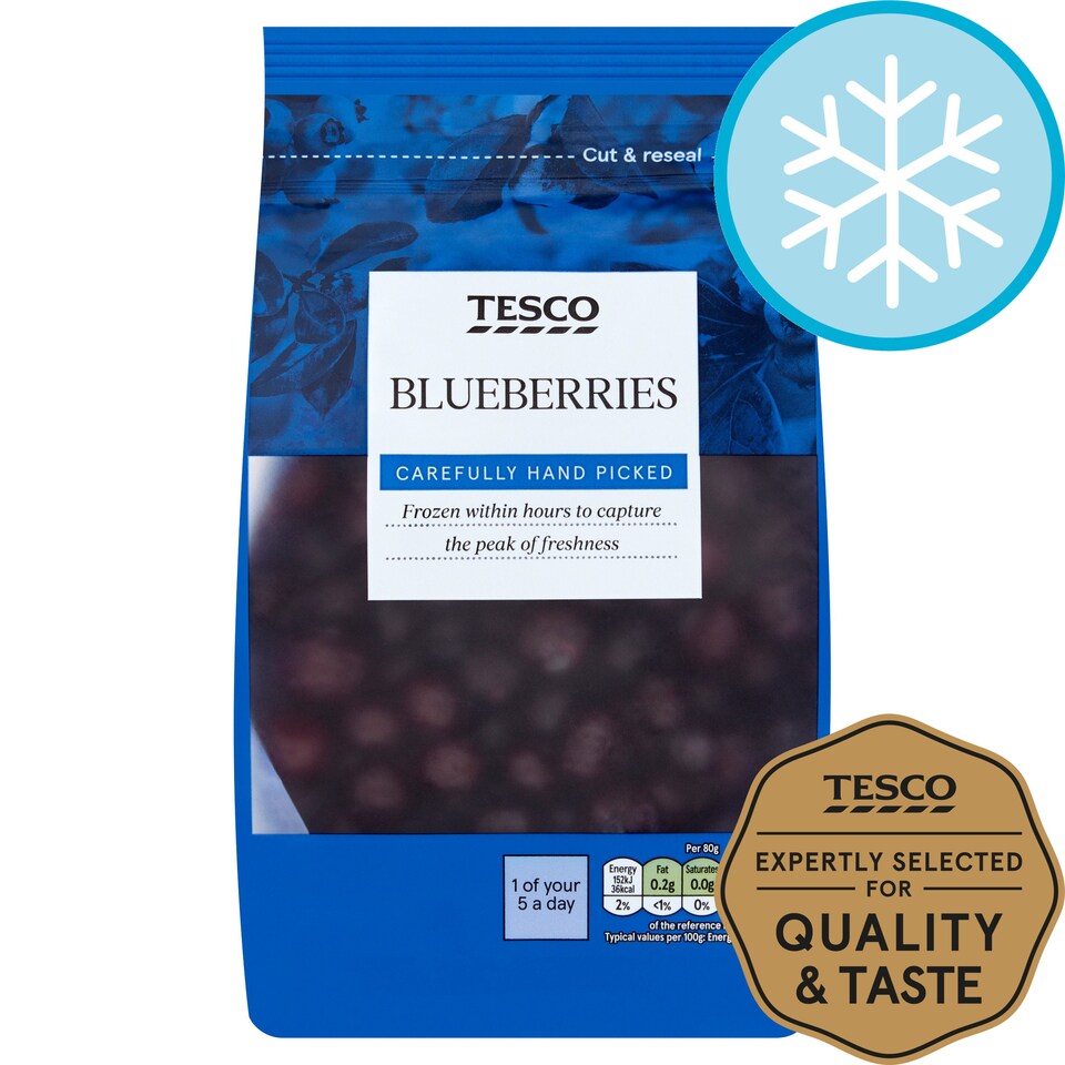 Tesco Frozen Blueberries 400G