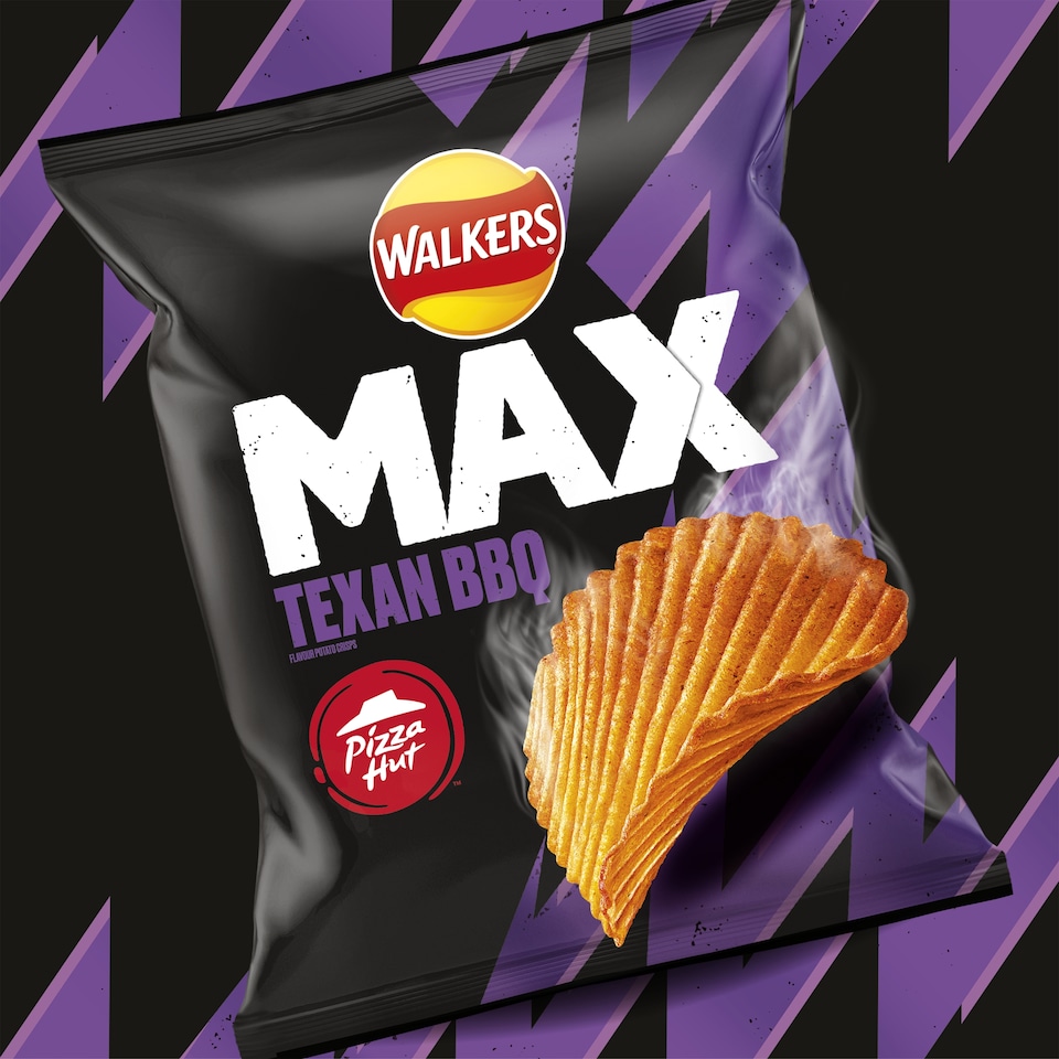 image 1 of Walkers Max Pizza Hut Texan Bbq Crisps 50G