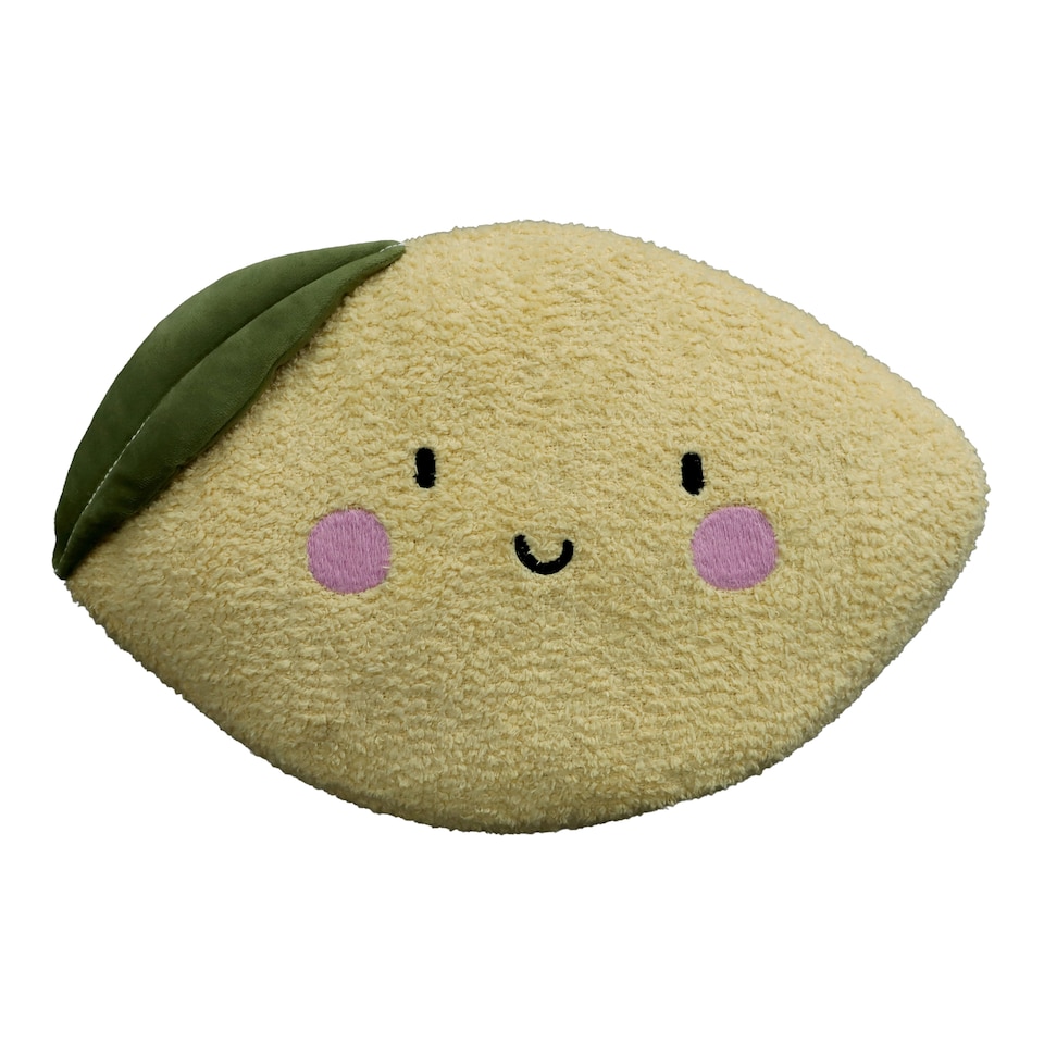 F&F Home Lemon Face Shaped Cushion