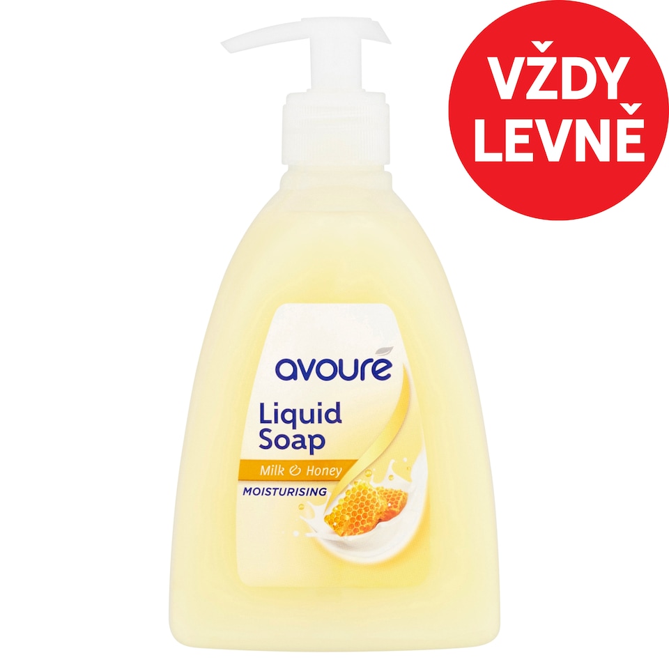 Avouré Liquid Soap Milk & Honey 500ml