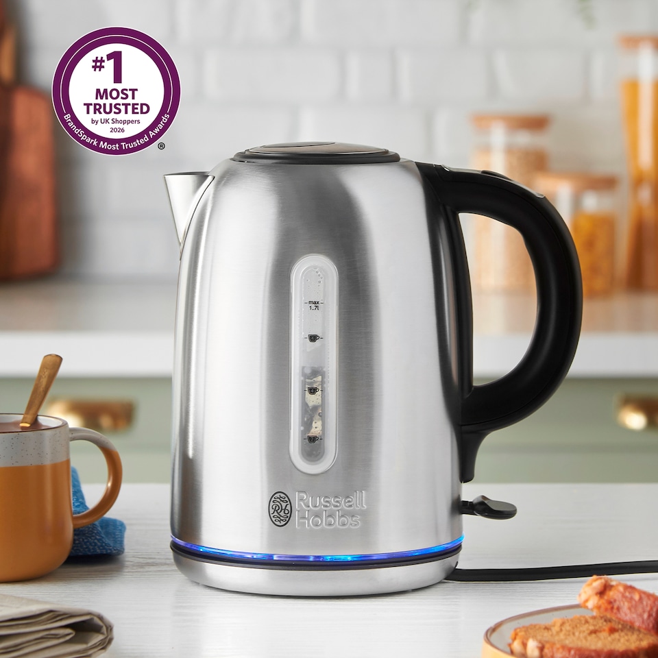 image 1 of Russell Hobbs Quiet Boil Stainless Steel Kettle