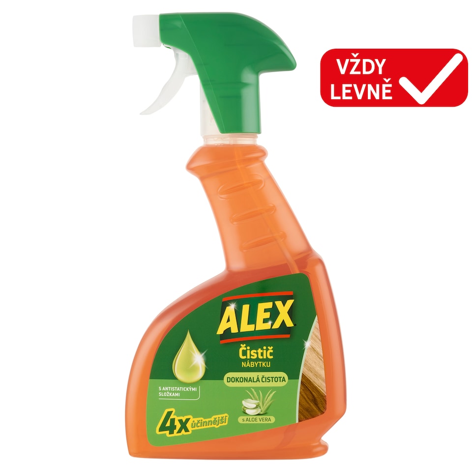 Obrázek 1 pro produkt Alex Čistič nábytku Aloe vera sprej 375ml