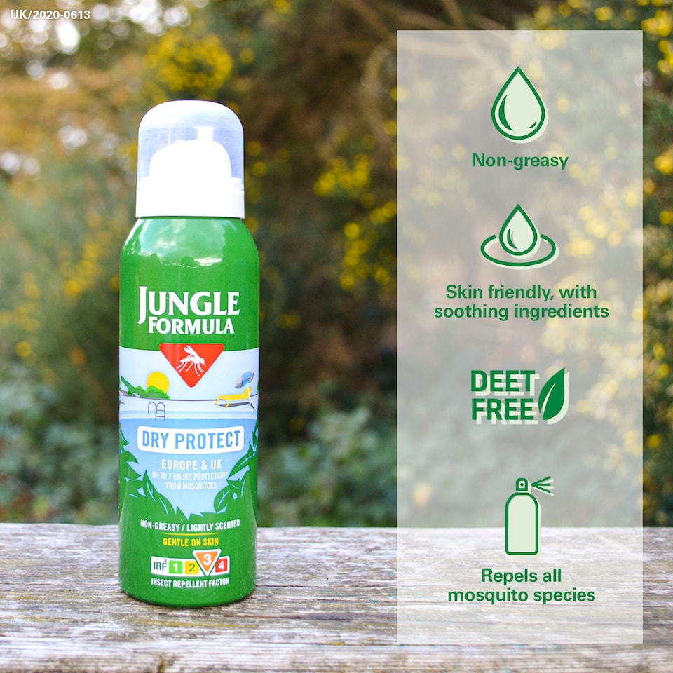 image 1 of Jungle Formula Dry Protect Insect Repellent 125ml