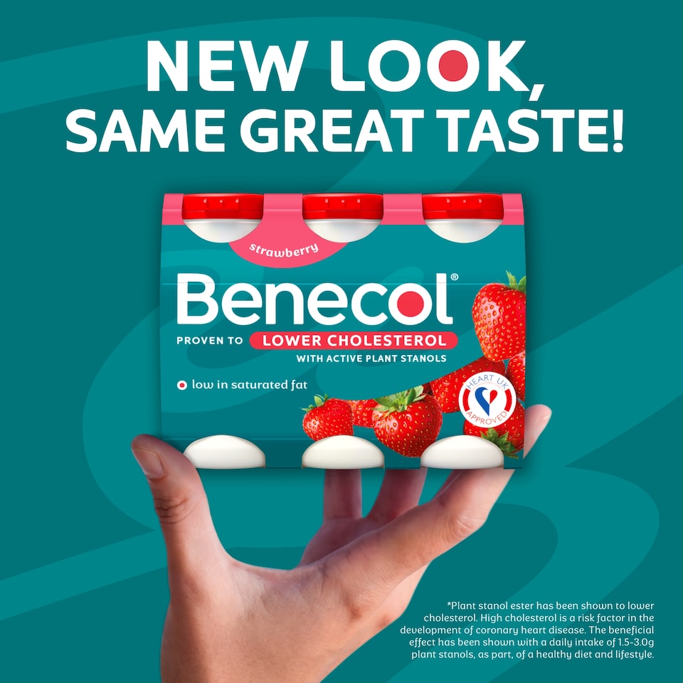 image 1 of Benecol Yogurt Drink - Strawberry 6x67.5g