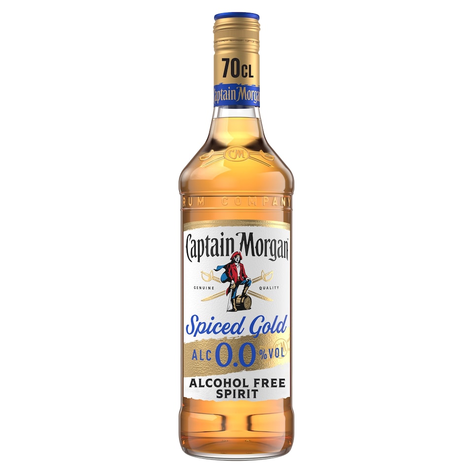 image 1 of Captain Morgan Alcohol Free Spirit - Spiced Gold 70cl