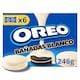 image 1 of OREO Enrobed White with chocolate-flavoured Coating Cocoa Sandwich Cookies 6 packs of 2 cookies 246 g