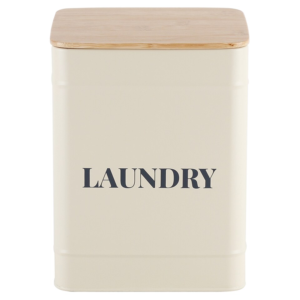 Tesco Laundry Storage Metal Cannister