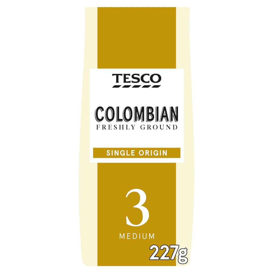Tesco Colombian Ground Coffee 227G