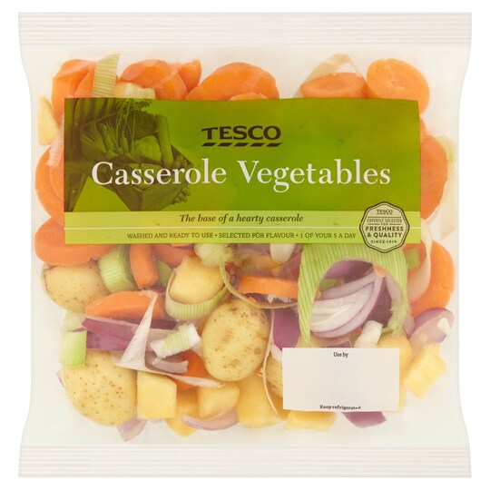 Tesco Casserole Vegetables 450G Tesco Groceries