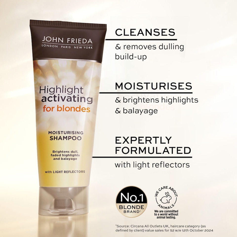 image 1 of John Frieda Sheer Blonde Highlight Moisture Shampoo 250Ml