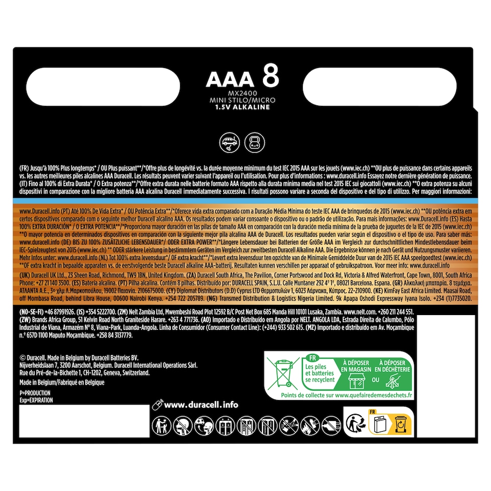 image 1 of Duracell Optimum AAA 8 Pack