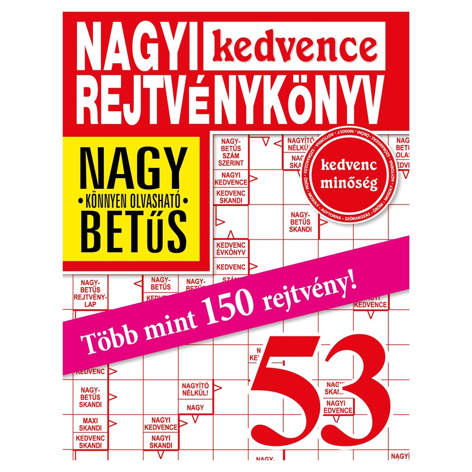 Nagyi Kedvence Rejtv.könyv