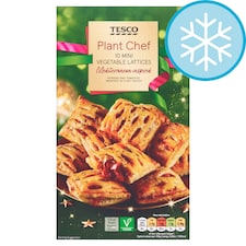 Tesco Plant Chef 10 Mini Vegetable Lattices - Mediterranean Inspired 300g