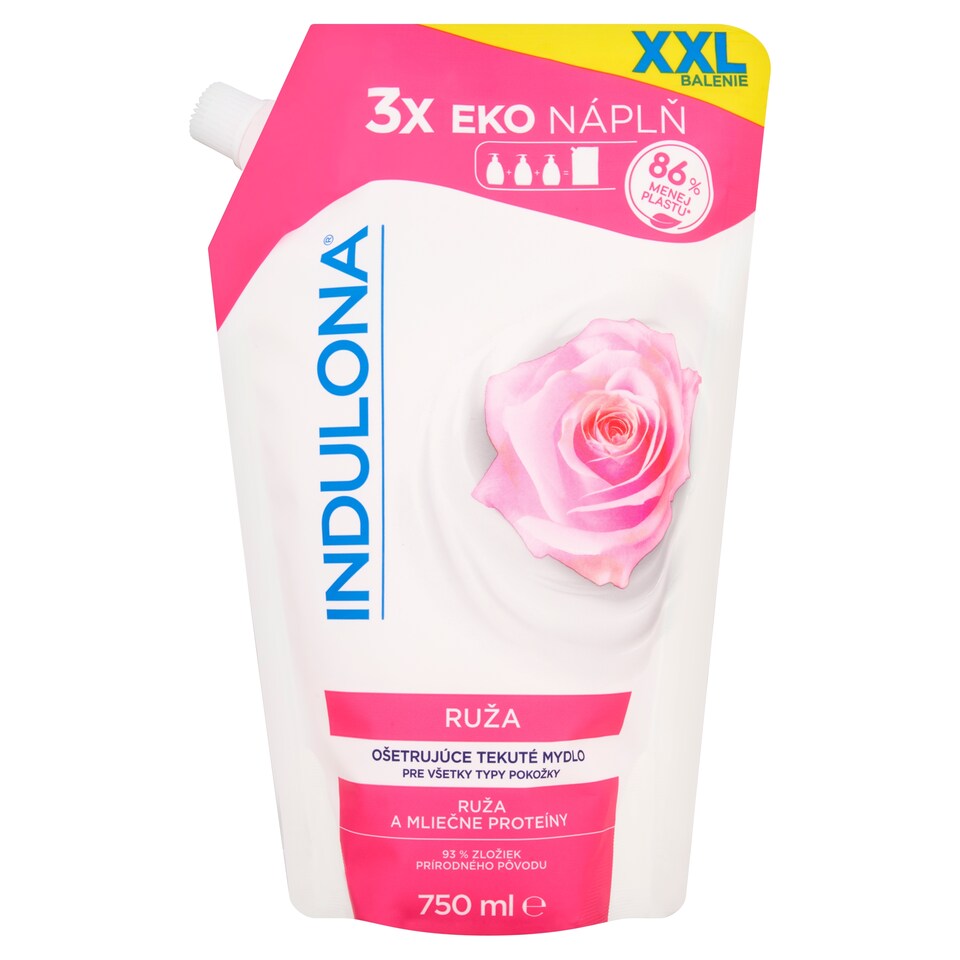 Obrázek 1 pro produkt Indulona Růže pečující tekuté mýdlo 750ml