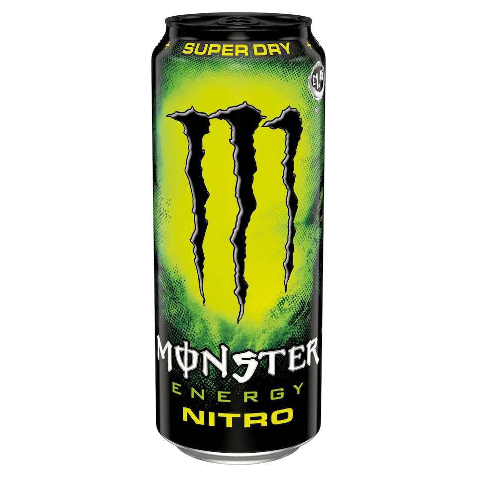 Monster Energy Nitro Super Dry szénsavas ital koffeinnel, cukrokkal és édesítőszerrel 500 ml