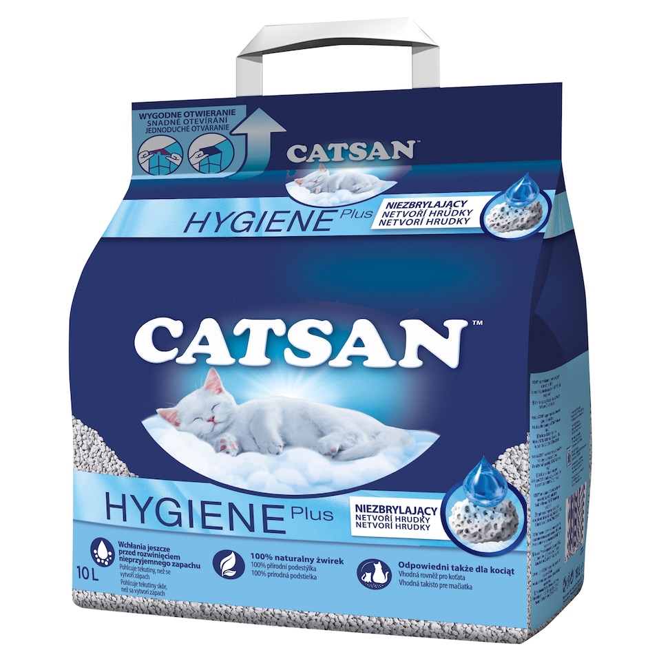 Catsan Hygiene Plus podestýlka 10l