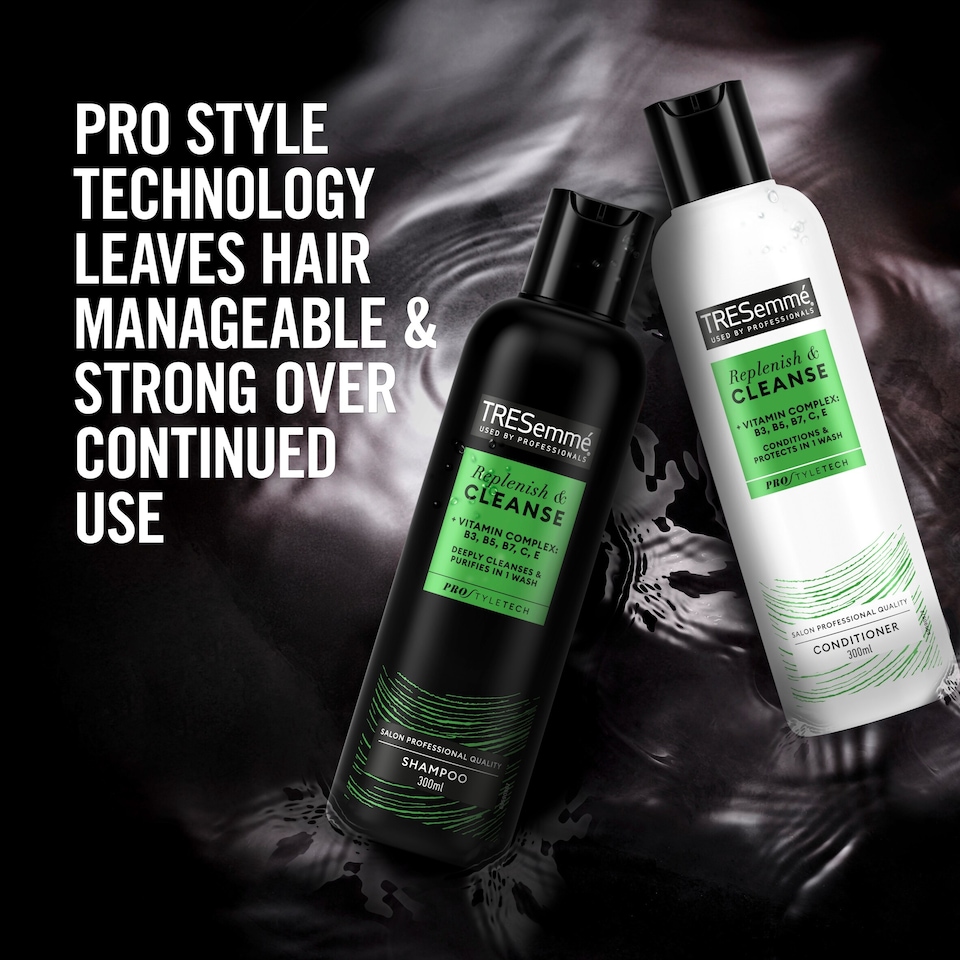 image 1 of Tresemme Replenish & Cleanse Shampoo 300ml