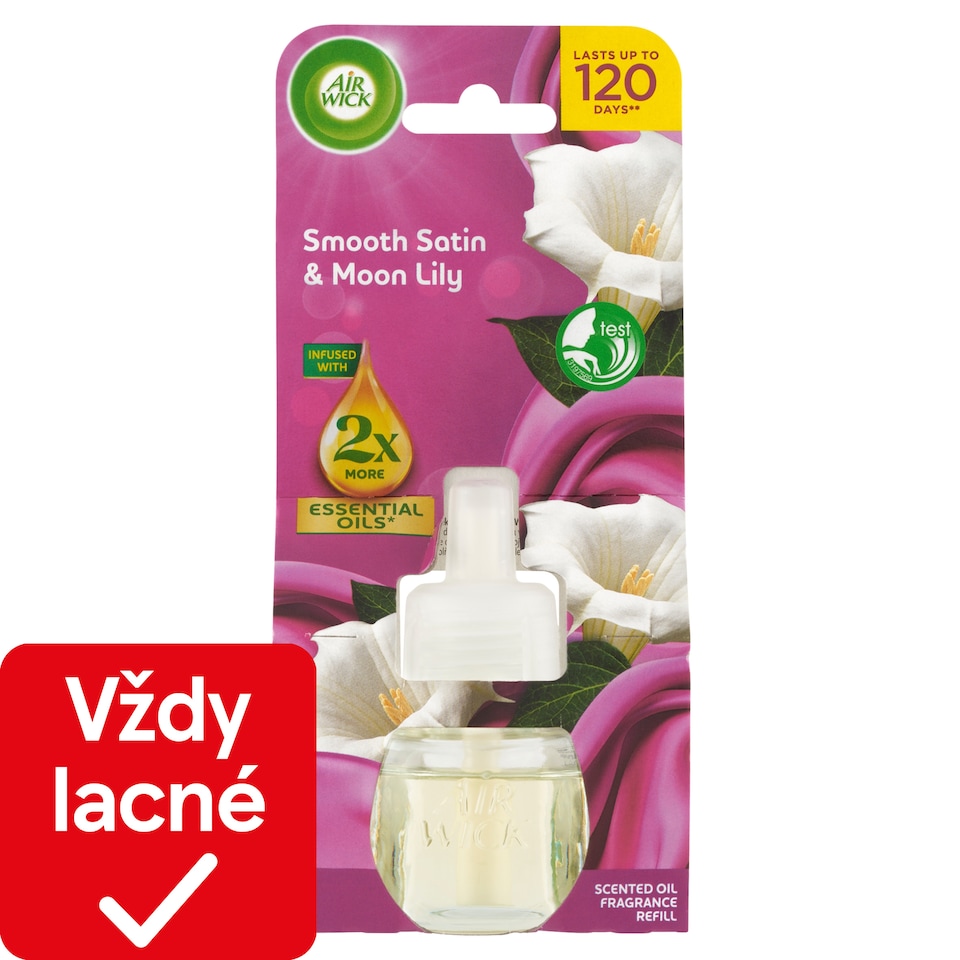 obrázok 1 z Air Wick Tekutá náplň do elektrického prístroja jemný satén a mesačná ľalia 19 ml