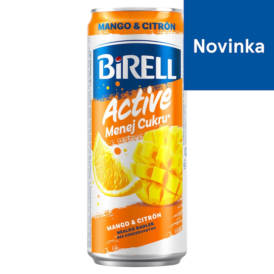Birell Active Mango & citrón 0,33 l