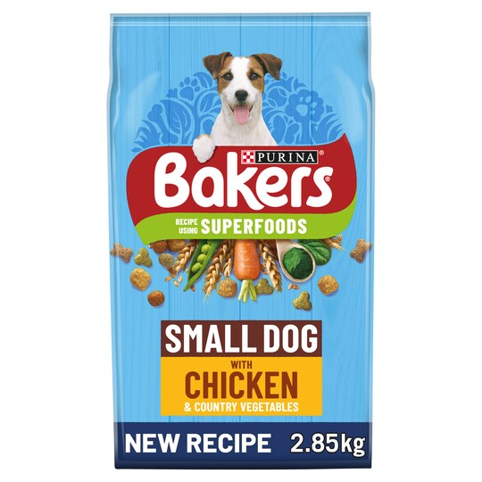 Bakers Small Dog Food Chicken Vegetable 2 85kg Tesco Groceries