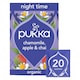 image 1 of Pukka Organic Night Time Apple Chai Herbal Tea With Chamomile 20 Sleep Tea Bags 36g