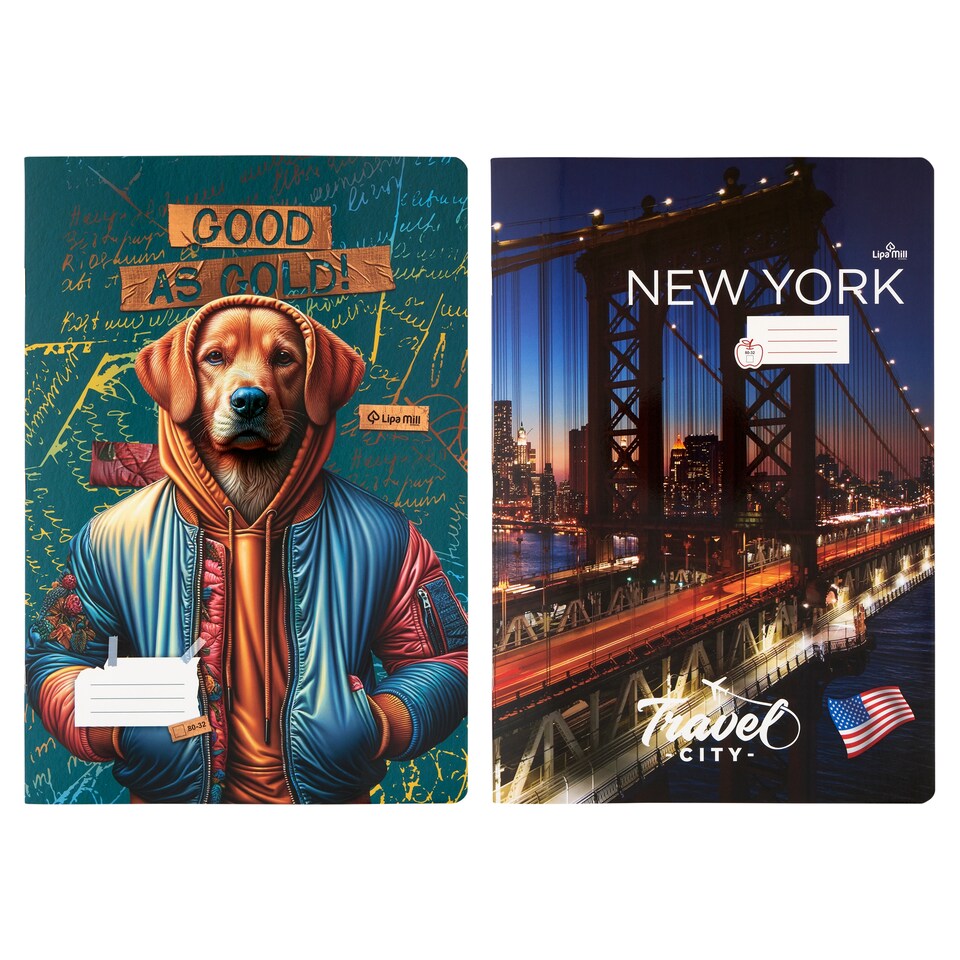 Lipa Mill iskolai sima füzet 80-32 A4 32 lapos