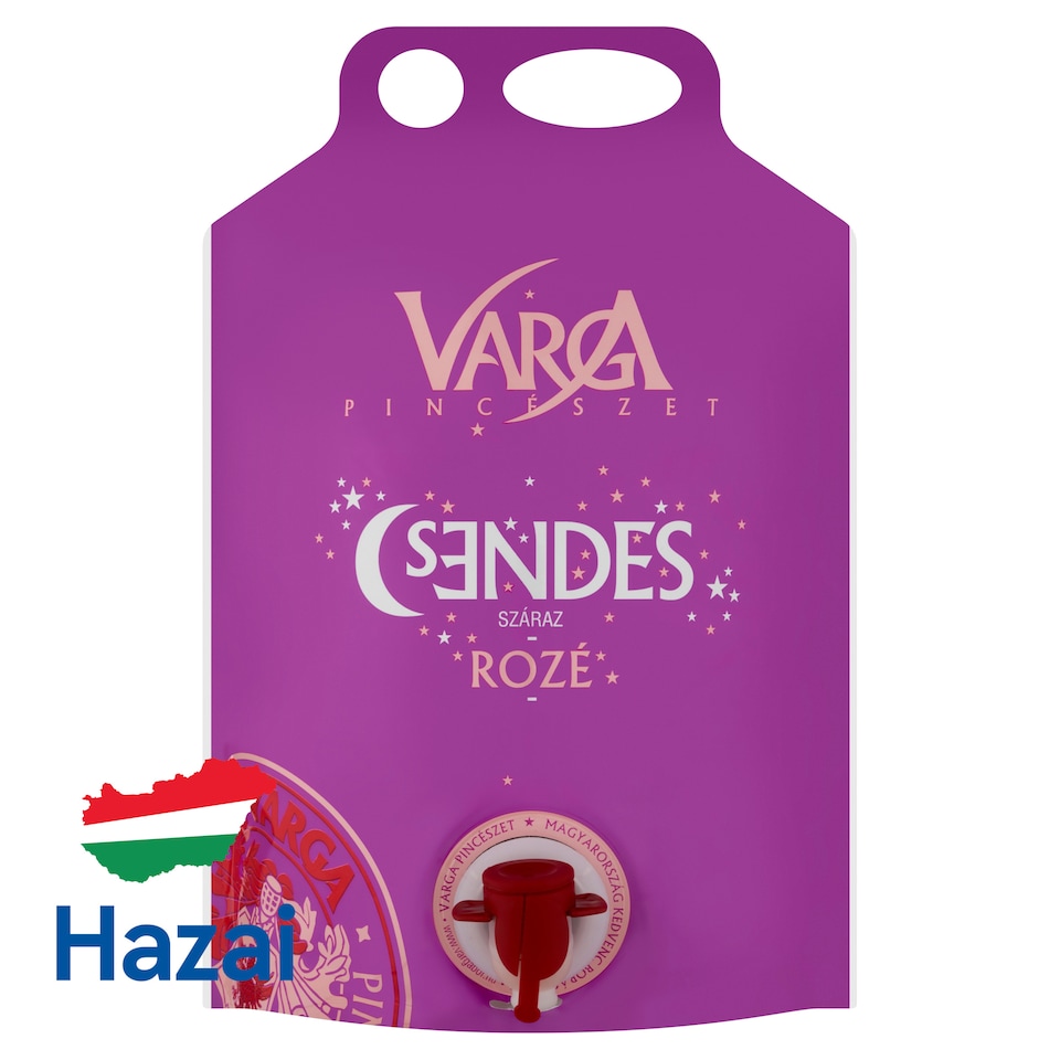 Varga Pincészet Csendes Rozé száraz rozébor 3 l