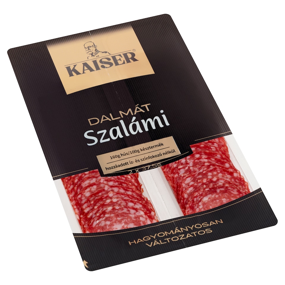 image 1 of Kaiser Sliced Dalmatian Salami 2 x 37,5 g